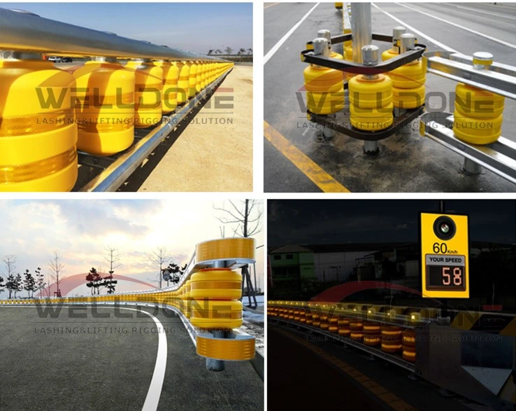 Highway Protective Rolling Guardrail Road Use Safety Roller Barriers